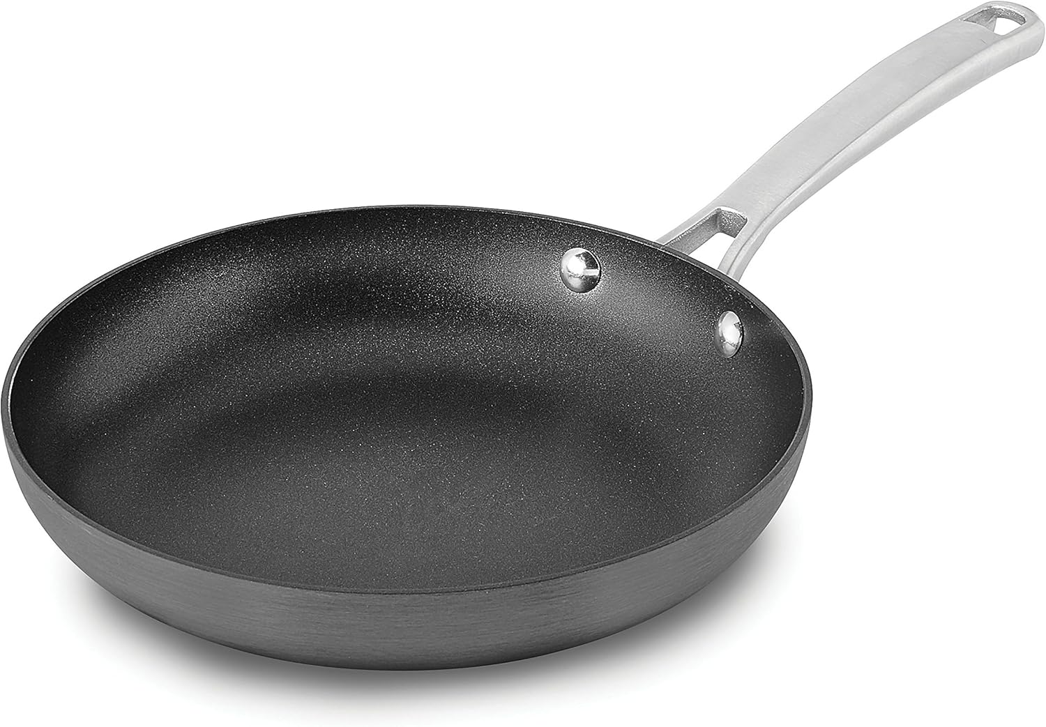Calphalon Classic non-stick PTFE fry pan offering 2 to 3 years of reliable non-stick at half the cost of ceramic